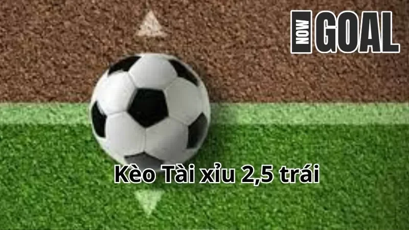 Kèo tài xỉu 2,5 trái